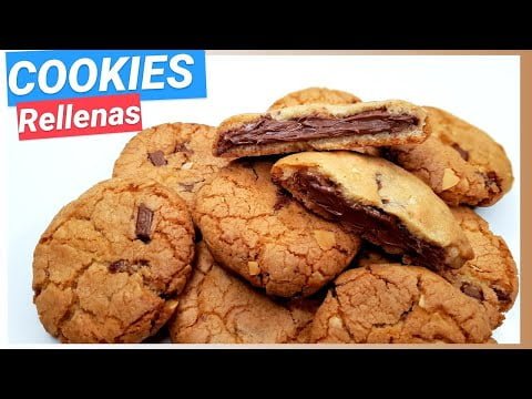 #Cookies RELLENAS de #Chocolate #RECETA SUSCRIBETE⚡ ▶️🔜