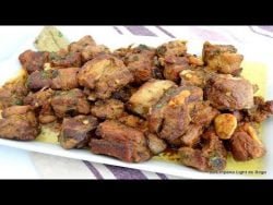 Costillas de Cerdo al Ajillo Receta FÁCIL rapida y SIN HORNO. En Cazuela