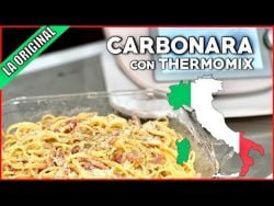 ESPAGUETIS CARBONARA THERMOMIX, la receta ORIGINAL sin nata 🇮🇹 🥓