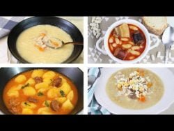 🍲4 sopas o guiso IDEALES PARA EL FRÍO con Thermomix🍲 | Recopilatorio recetones