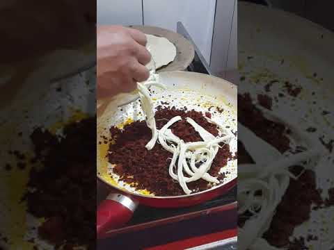 🧀 Riquismo queso Oaxaca con chorizo receta de 2 ingredientes #queso #comida #receta #recetas #dieta