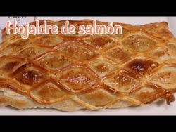 HOJALDRE DE SALMÓN CON ESPINACAS EN Monsieur Cuisine, Mambo y Thermomix