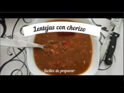 Lentejas con chorizo en Monsieur Cuisine deliciosas!