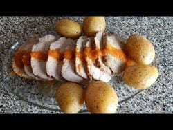 Lomo en salsa,fácil y rico con Thermomix