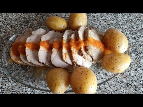 Lomo en salsa,fácil y rico con Thermomix