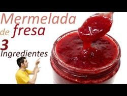 MERMELADA de FRESA o FRUTILLA🍓🍰🍓(con solo 3 INGREDIENTES)🍓🍰🍓 Receta # 576