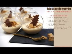 Mousse de turrón en la thermomix: receta fácil y paso a paso para un delicioso postre navideño
