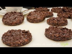 PASTELITOS DE CHOCOLATE Y AVENA SIN HUEVO , SIN HORNO , SIN AZÚCAR … RECETA FÁCIL Y RÁPIDA