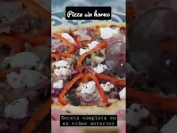 Pizza en sartén o pizza sin horno. Una #receta fácil