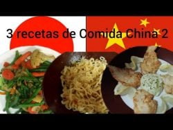 #Receta 3 recetas de Comida China 2🇨🇳 al estilo Hong Kong.