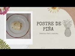 #RECETA Como hacer delicioso Postre de piña 🍍 SIN HORNO, FÁCIL