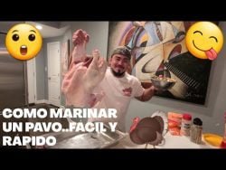 #RECETA COMO MARINAR UN PAVO 🦃 FÁCIL Y RÁPIDO