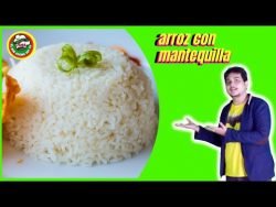 #receta de como hacer arroz blanco con mantequilla y leche fácil y rápido