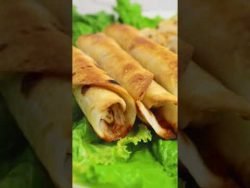 Receta de flautas de pollo | fácil y rápido 🍏 Manzana Verde Latam | #shorts #receta