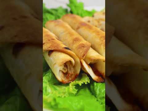 Receta de flautas de pollo | fácil y rápido 🍏 Manzana Verde Latam | #shorts #receta