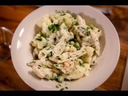 #Receta ¡Ensalada de pollo cremosa y saludable sencillo, delicioso y saludable!