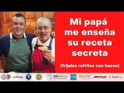 #receta MI PAPÁ me enseña su receta secreta de frijoles con huevo