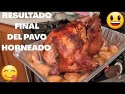 #RECETA RESULTADO FINAL DEL PAVO HORNEADO 😋🦃