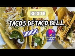 Receta Tacos de Taco Bell+Mejor rectas de Tacos Duros. #tacos #tacobell #tacosduros #receta