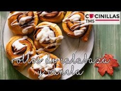 Rollos de Calabaza y Canela | Pumpkin Cinnamon Rolls Recetas | Thermomix