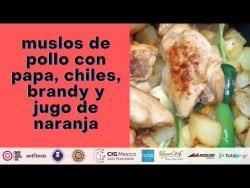 #shorts #receta de muslos de pollo con brandy y jugo de naranja