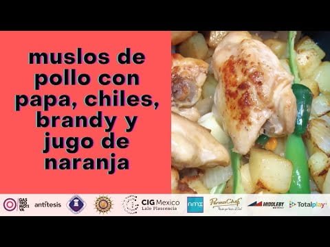 #shorts #receta de muslos de pollo con brandy y jugo de naranja