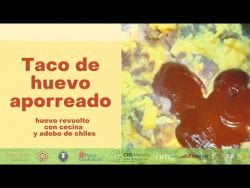 #shorts #receta de #taco de huevo aporreado o aporreadillo (huevo revuelto con cecina y adobo)