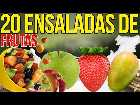 TOP 20 Recetas de ENSALADAS DE FRUTAS FACILES para NEGOCIOS RENTABLES y GANAR  DINERO DESDE CASA | recetástico