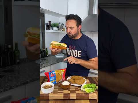 TREMENDO SÁNDWICH DE MILANESA ¡DE SOJA! MilaGrosa #MamáLucchetti #Lucchetti #Receta #JaviRosemberg