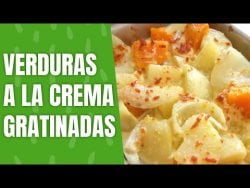 Verduras a la crema gratinadas #shorts #receta