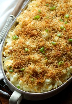 Receta de cazuela de coliflor con queso cargada