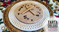 Tarta de Obleas y Crema de Avellanas – Receta Casera
