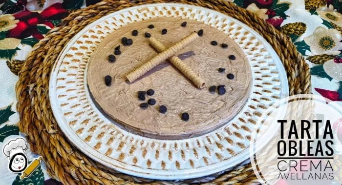 Tarta de Obleas y Crema de Avellanas – Receta Casera