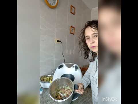 Alcachofas con jamón, fácil y rico con Thermomix