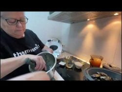 Arroz al azafrán con mejillones con Thermomix