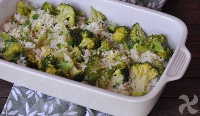 Arroz con brócoli