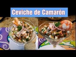 CEVICHE DE CAMARÓN 🤤 RICA RECETA CASERA #receta #recetacasera #recetafacil
