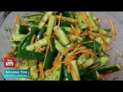 Como hacer la mejor Ensalada de PEPINO Tailandesa 🥒 Silvana Tim Recetas caseras.