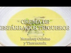 CREMA DE ESPÁRRAGOS TRIGUEROS en Monsieur Cuisine y Thermomix | Ingredientes entre dientes