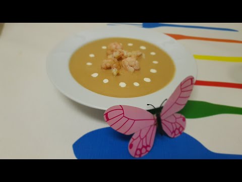Crema de gambas – Recetas fáciles Monsieur Cuisine