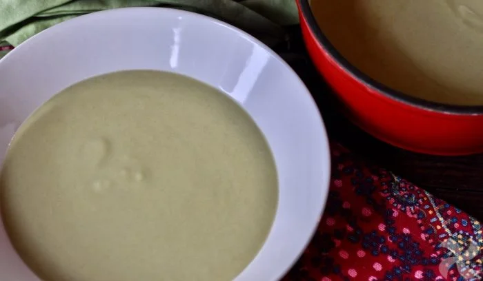 Crema suave de judías verdes