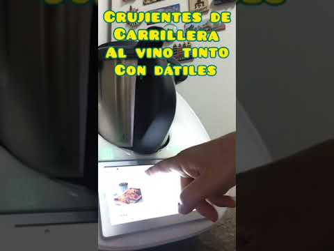 CRUJIENTES DE CARRILLERA AL VINO TINTO CON DÁTILES #Receta #Thermomix
