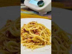 Espaguetis Carbonara con Thermomix TM6 y Thermomix Friend