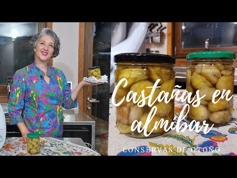 🌰 CASTAÑAS EN ALMIBAR 🌰 Conservas de otoño 🍁 con Thermomix® #TM6