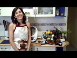 Flan de chocolate en thermomix.
