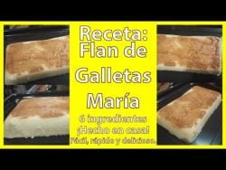 Flan de galletas maría | #Receta #Flan #Galletas #María #Postre #Recipe #Cookies #Dessert