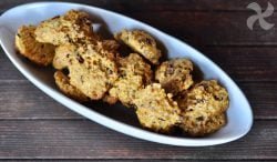 Galletas de zanahoria, chocolate y naranja