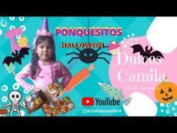 HALLOWEEN RECETA / PONQUESITOS DECORADOS 🧁👩🏻‍🍳🍯💕 #camilovers #halloween #receta #ponqués #cupcake