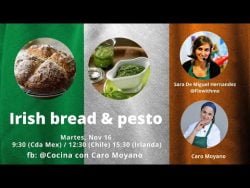 Irlanda, Irish bread, pesto, sopa de tomate con Thermomix
