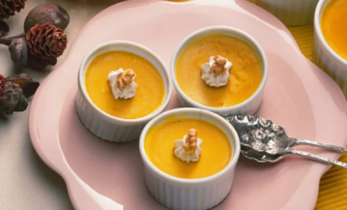 Mousse de calabaza con canela, receta de postre saludable
